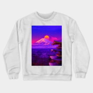 Fuji Castle Crewneck Sweatshirt